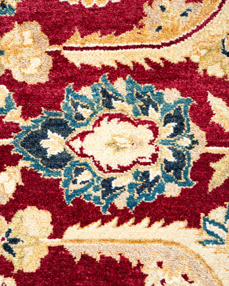 Mogul, One-of-a-Kind Hand-Knotted Area Rug Red, 8' 2" x 10' 5"