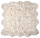 6' X 6' Ombre Tan Faux Fur Washable Non Skid Area Rug