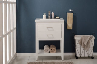 Cara 24" Single Sink Vanity, White