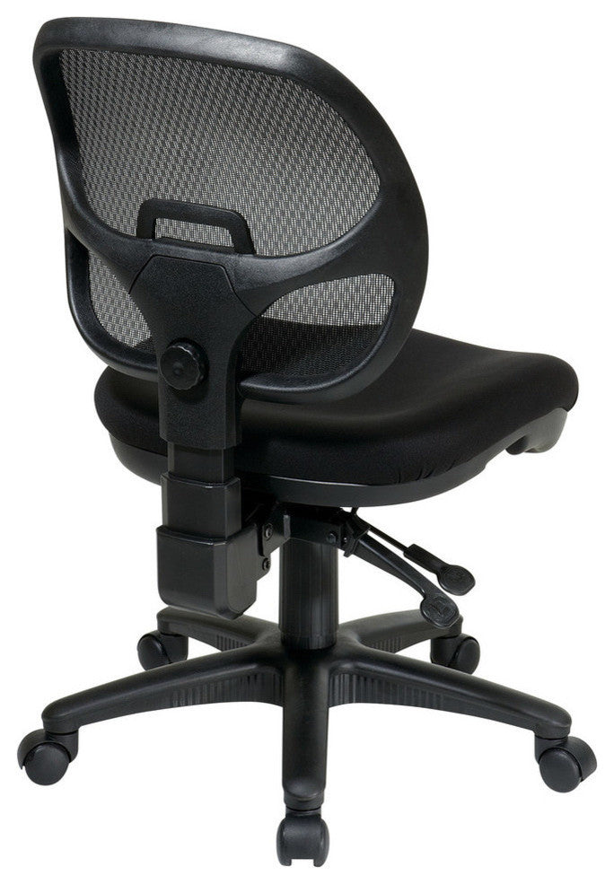 ProGrid Ergonomic Task Office Chair in Coal Black