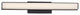 Brink LED Bathroom Vanity/Wall Light, Black, 18", 2700k