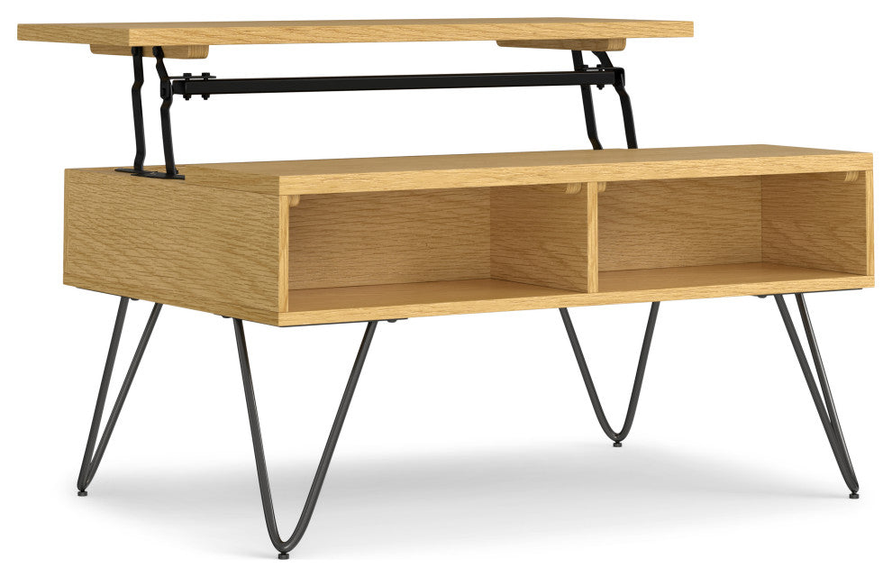 Hunter Small Lift Top Coffee Table, Oak