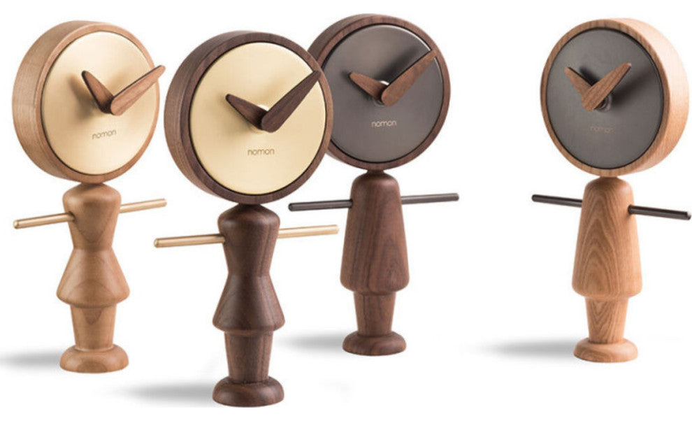 Nomon Nene Clock | Metallic Parts In Polished Brass