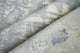 Murano Handmade Hand Loomed Wool and Bamboo Silk Silver/Blue Area Rug, 9'x12'
