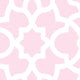 Trellis Peel and Stick Vinyl Wallpaper, Pink/White, 24"w X 108"h