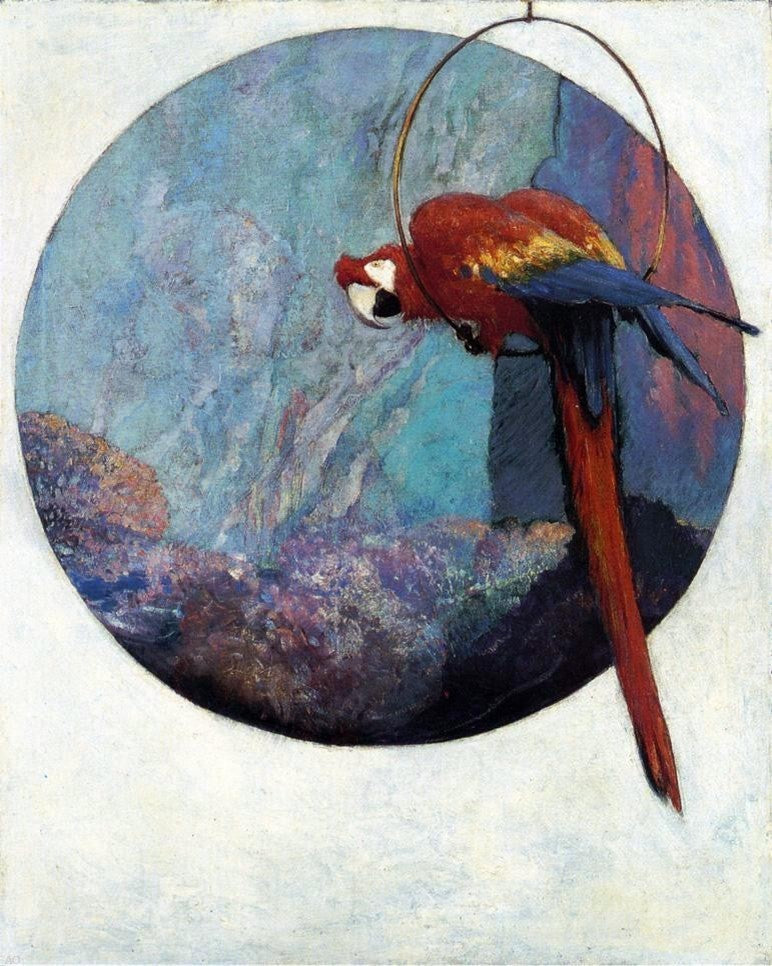 Robert Lewis Reid Study for "Polly", 20"x25" Gallery Wrapped Canvas Print