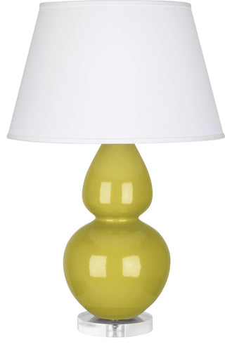 Double Gourd Table Lamp, Citron