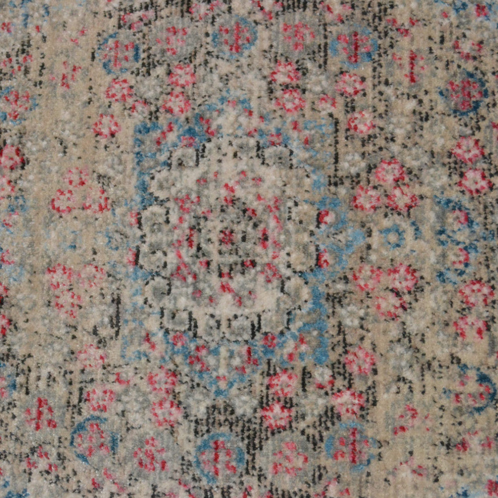 Machine Made Polyester Durable Indoor Outdoor Washable Oriental Pattern Footmat