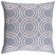 Surya Ridgewood RDW-006 22"x22" Pillow Kit, Medium Gray/Cream