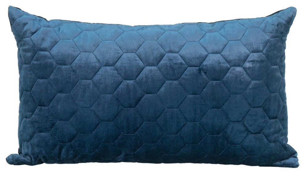 Parkland Collection Bazyli Navy Throw Pillow, Rectangle