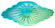 Art Glass Plate|Turquoise by Cyan