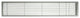 AG10 4"x42" Aluminum Fixed Bar Air Vent Grille With Door, Brushed Satin