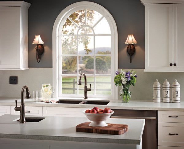 Delta Cassidy Single Handle Pull-Down Bar / Prep Faucet, Venetian Bronze