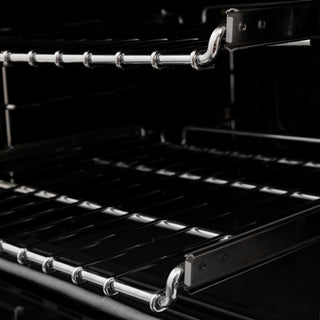 48" Dual Fuel Range, Stainless With Black and Champagne RAZ-BLM-48-CB