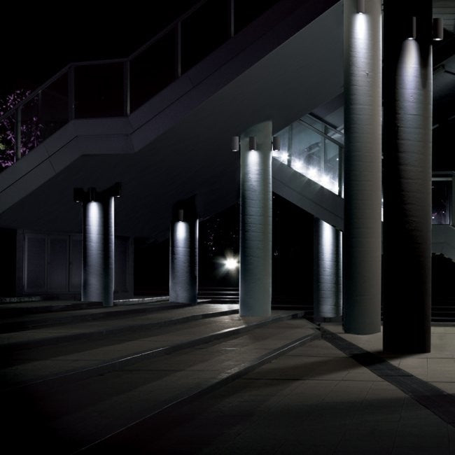 WAC Lighting LED Wall Light, Straight Up and Down Beam, 3500K, White, 5"
