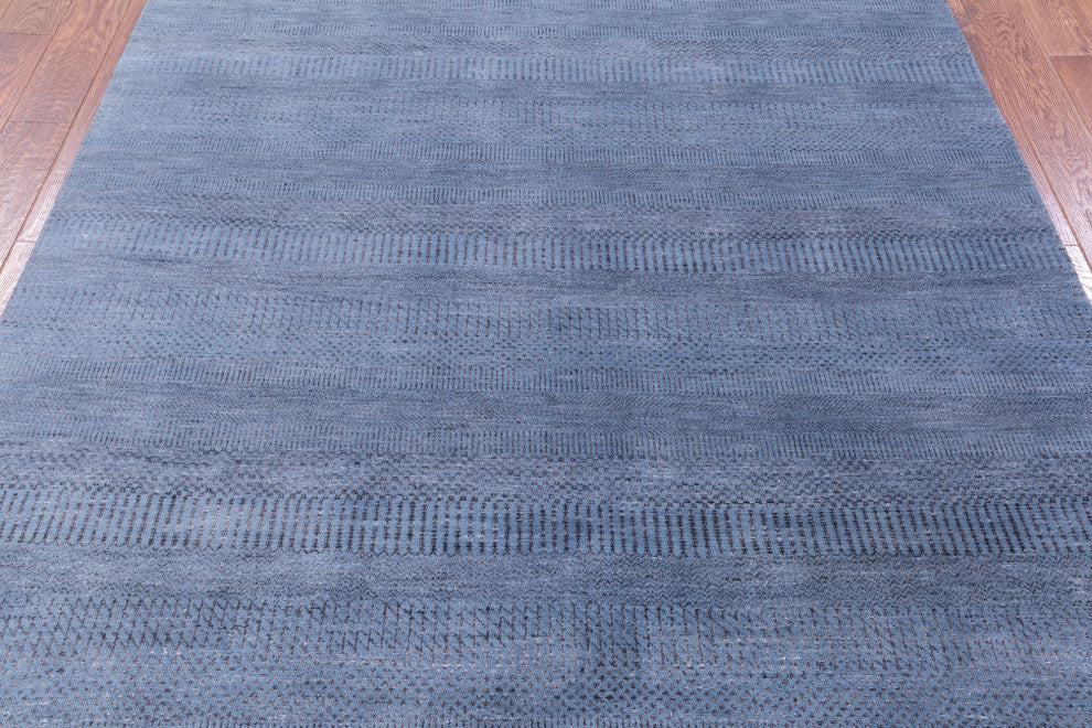 6' 0" X 9' 0" Wool and Silk Savannah Grass Handmade Rug Q11393