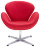Modern Contemporary Living Room Lounge Chair Red