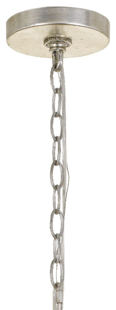 Crystorama Lighting Group ARI-304-CL-MWP Arielle 4 Light 18"W - Antique Silver