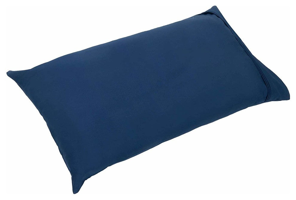 Organic Cotton Pillow Cases, Set of 2, 20"x32", Navy Blue