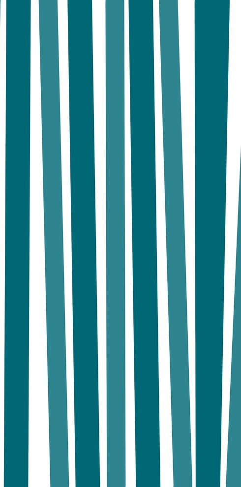 Stripes Decorative Holiday Stripe Print Bath Towel, Teal