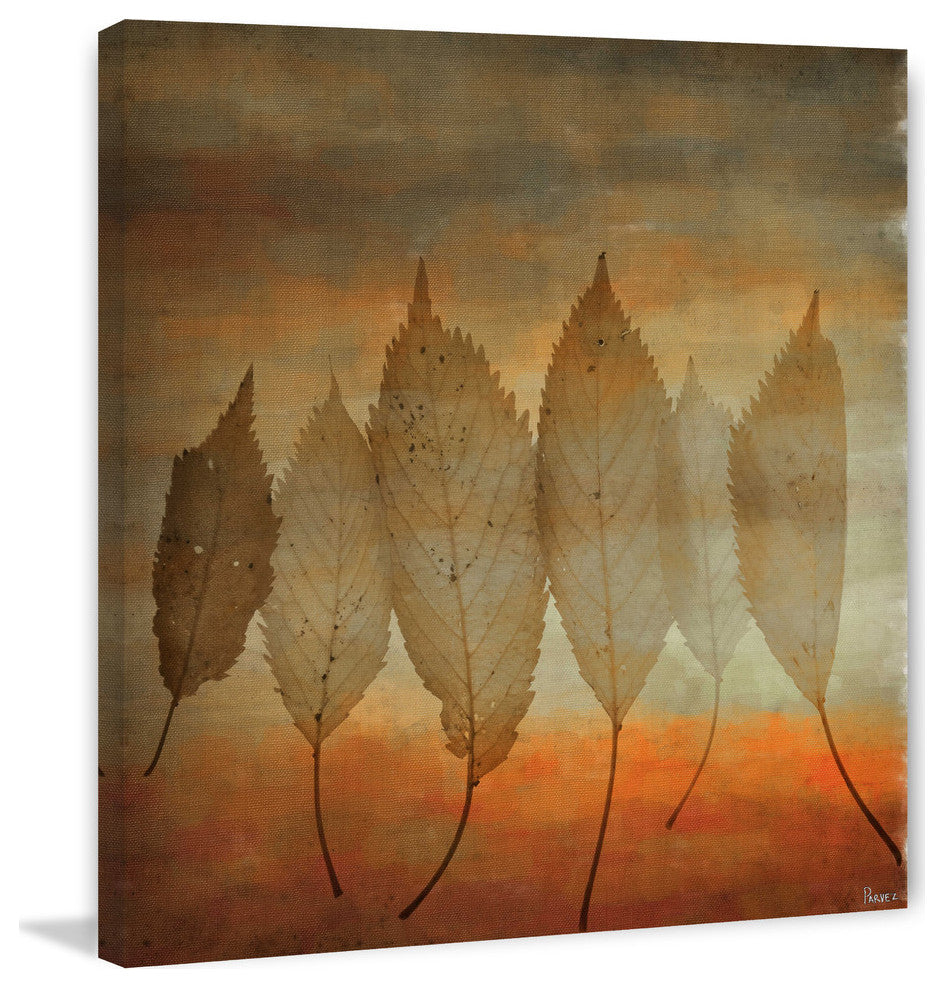 "Leafs" Fine Art Canvas Print, 32"x32"