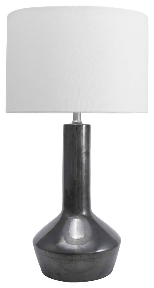Nuloom 27" Jova Ceramic Linen Shade Table Lamp