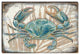 Vintage Crab Wooden Block, 12 x 9