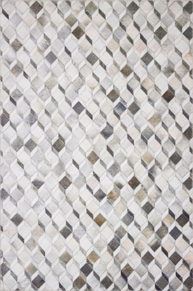 Printed Maddox Area Rug by Loloi II, Gray/Mocha, 2'3"x3'9"