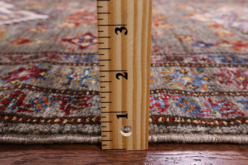 Super Kazak Handmade Wool Runner Rug 2' 8" X 10' 2" Q8349