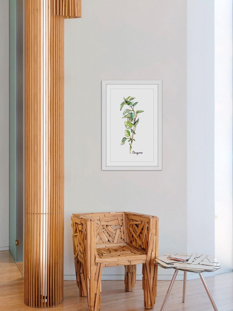 "Herb Oregano" Framed Print by Rachel Byler
