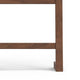 Bray Solid Acacia Wood Bath Towel and Blanket Ladder Shelf, Natural Walnut