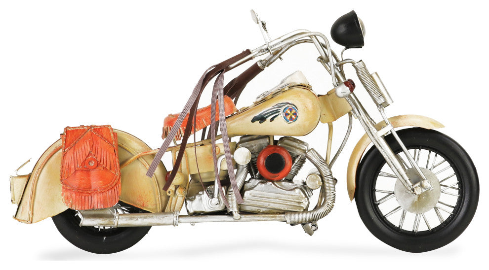 Ready To Rock Motorcycle, Yellow