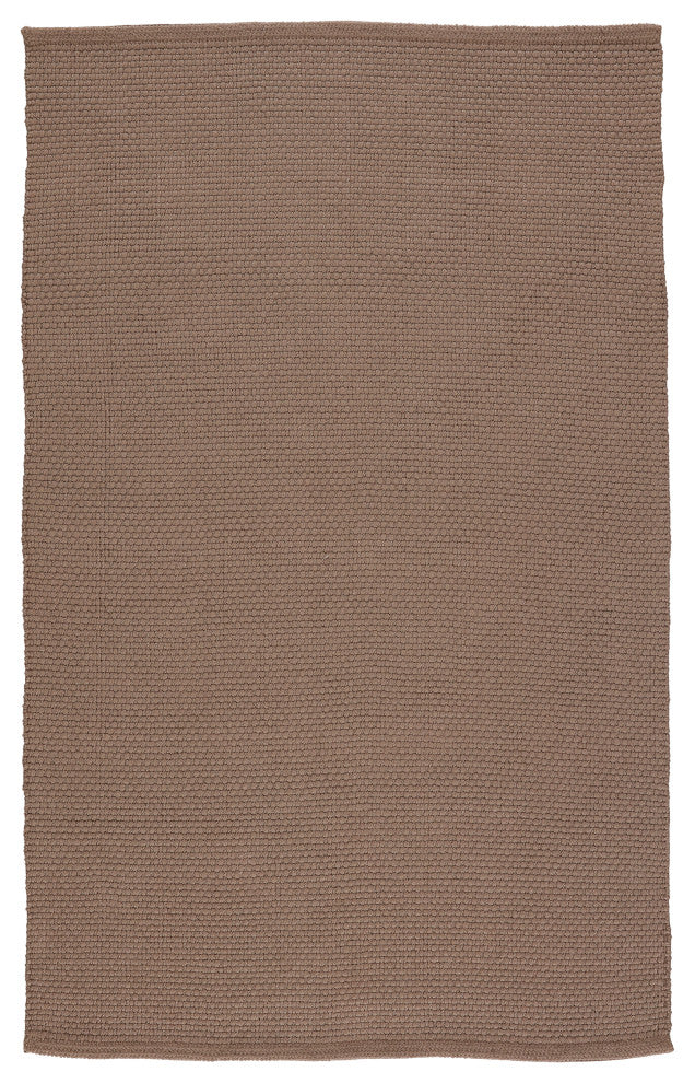 Jaipur Living Kawela Indoor/ Outdoor Solid Area Rug, Brown, 10'x14'
