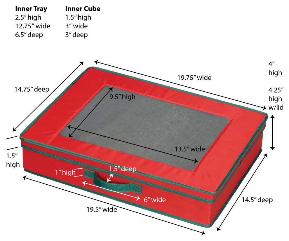 Holiday Flatware Storage Box