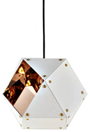 MIRODEMIÂ® Gars White/Black Pendant Lighting for Kitchen, White/Golden, 1 Head