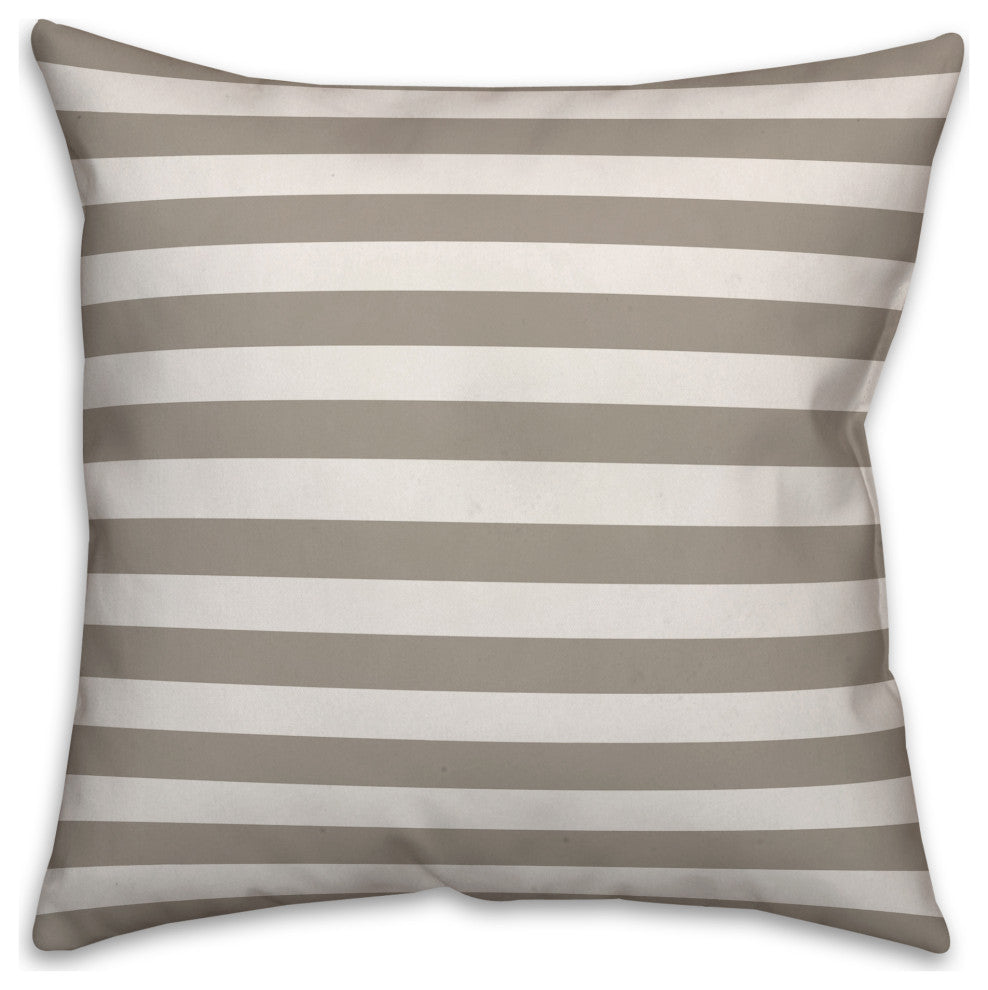 The Stockings Were Hung 18x18 Spun Poly Pillow