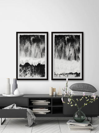 Chasing Waves Diptych, 2-Piece Set, 24x36 Panels