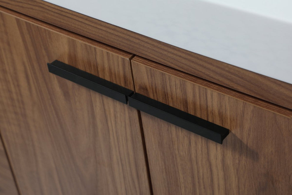 Walker Walnut Brown-Light Bathroom Vanity, Walnut Brown, 36"