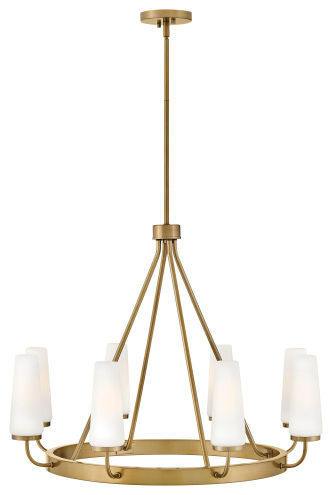 Lark Selma Chandelier, Gold, 32"