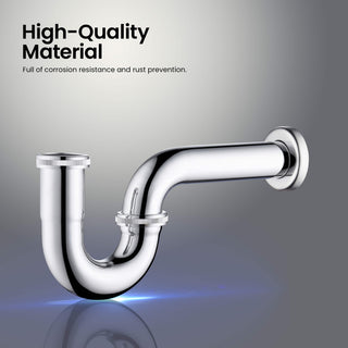 Kibi 1-1/2" P-Trap, Chrome