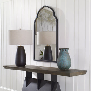 Uttermost Kenitra Black Arch Mirror