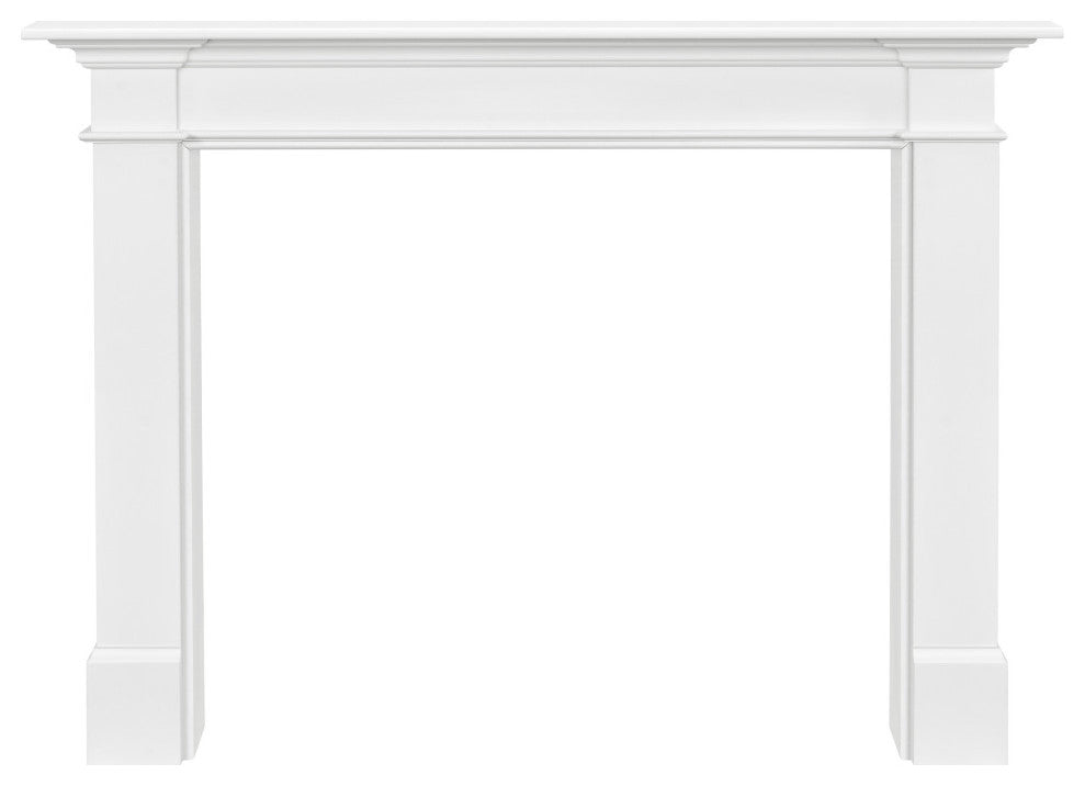 The Radford 48" Fireplace Mantel Mdf White Paint