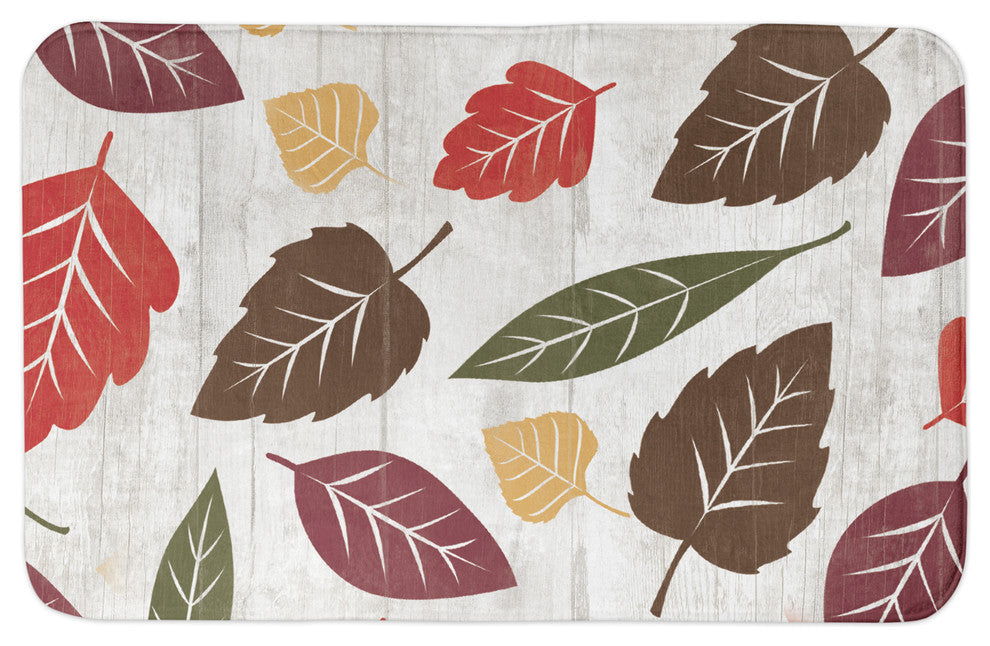 Fall Leaves Bath Mat, 34"x21"