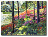 'Azalea Forest Grove' Canvas Art by David Lloyd Glover