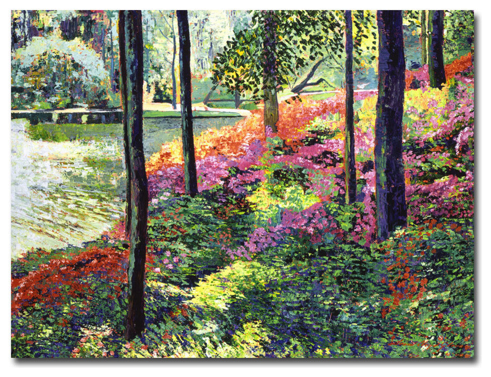 'Azalea Forest Grove' Canvas Art by David Lloyd Glover