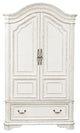 Armoire (244-BR-ARM), Antique White Finish