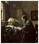"The Astronomer" Digital Paper Print by Johannes Vermeer, 21"x24"