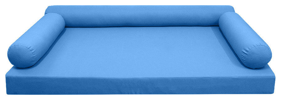 Style6 Twin Size Knife Edge Mattress Bolster Pillow Outdoor SlipCover ONLY AD102