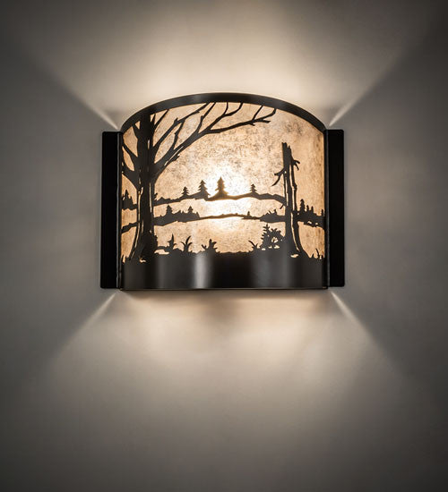 12 Wide Quiet Pond Wall Sconce