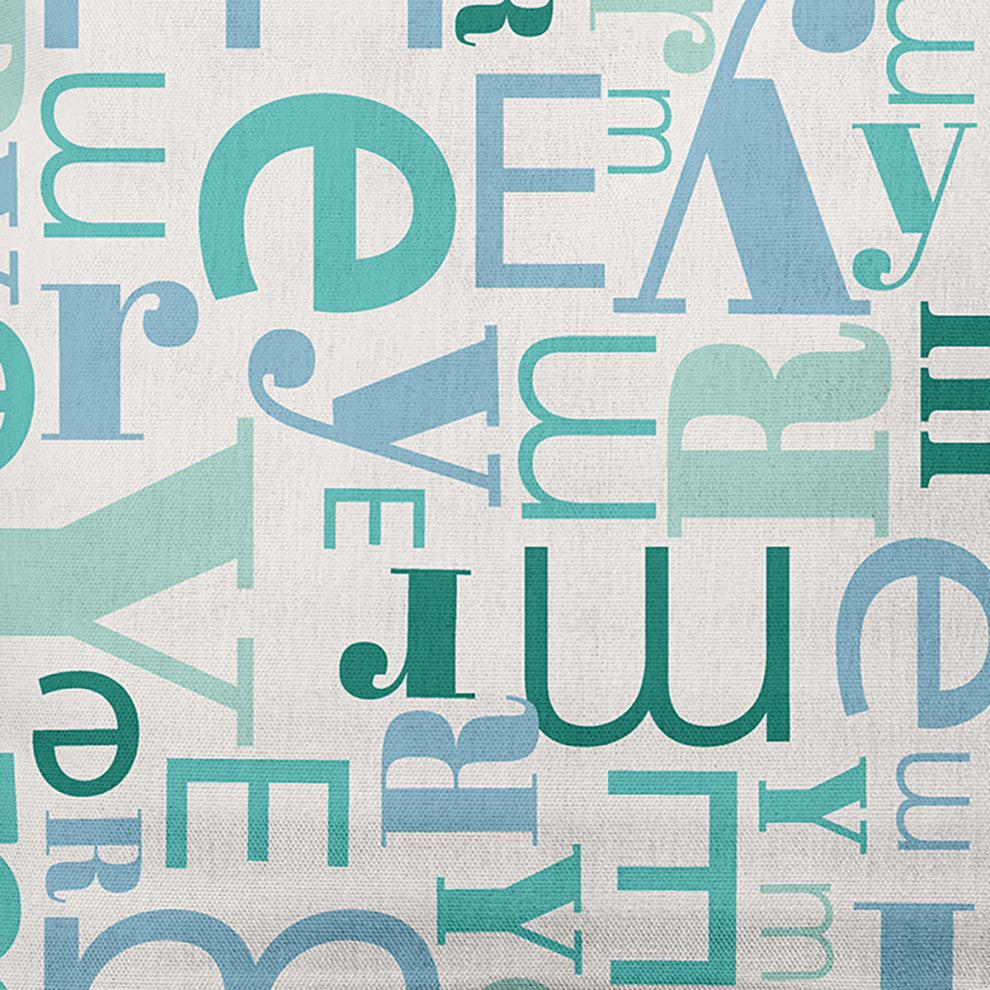 Snow Colored Crazy Merry Christmas Polyester Throw Pillow, 16"x16"